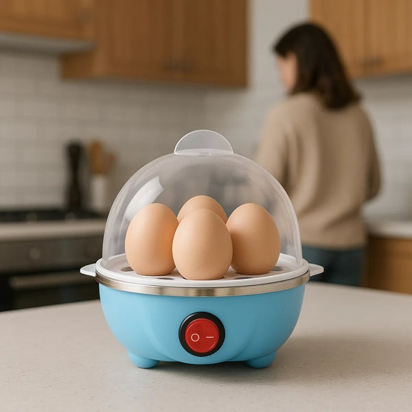 Aparelho Elétrico Cozedor de Ovos – Portátil a Vapor para Cozinha (110v/220v)