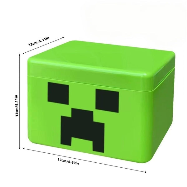 Blocos Magnéticos de Montagem Infantil estilo Minecraft – Conjunto Educativo com Caixa de Armazenamento