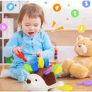 Brinquedo Sensorial Infantil Porco-Espinho Montessori – Jogo Educativo de Habilidades Motoras