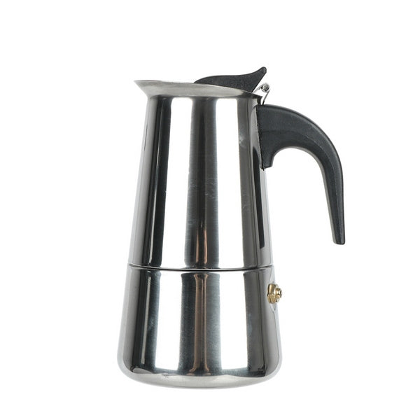 Cafeteira Moka Clássica em Aço Inoxidável
