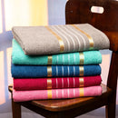 Kit 4 Toalhas de Banho de Algodão Macio