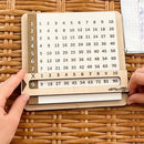 Quadro Montessori de Multiplicação em Madeira – Brinquedo Educativo de Matemática para Crianças