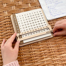Quadro Montessori de Multiplicação em Madeira – Brinquedo Educativo de Matemática para Crianças