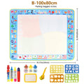 Tapete Mágico de Desenho com Água 100x80cm – Brinquedo Educativo Reutilizável com Canetas Mágicas para Crianças