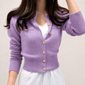 casaquinho-feminino-trico-com-botoes-cropped-slim-elegante-para-compor-looks-chiques-no-frio-cor-03-lavanda-NEW