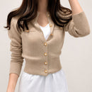casaquinho-feminino-trico-com-botoes-cropped-slim-elegante-para-compor-looks-chiques-no-frio-cor-05-bege-NEW