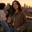 Jaqueta Camurça Cropped - lifestyle 6