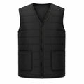 Jaqueta sem Mangas Aquecida Elétrica Unissex V Neck