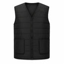 Jaqueta sem Mangas Aquecida Elétrica Unissex V Neck