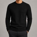 sueter-masculino-trico-padrao-diamante-decote-redondo-casual-manga-longa-versatil-para-inverno-principal