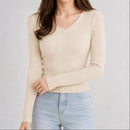 malha-feminina-decote-v-slim-blusa-trico-manga-longa-modelagem-ajustada-para-looks-elegantes-cor-03-bege-NEW