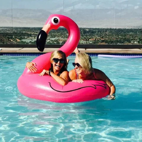 Boia Inflável Flamingo Gigante Piscina - Verão 2023