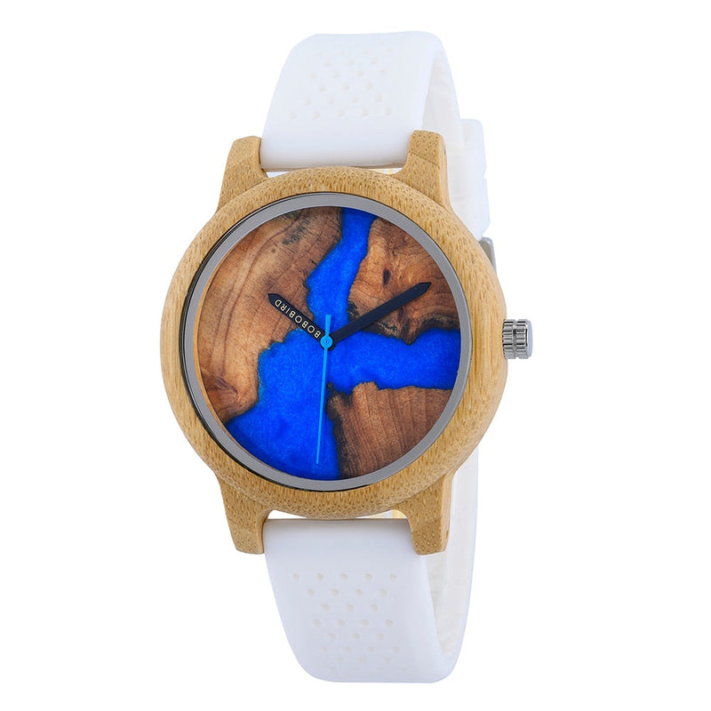 Relógio Masculino Feminino Bamboo Wood