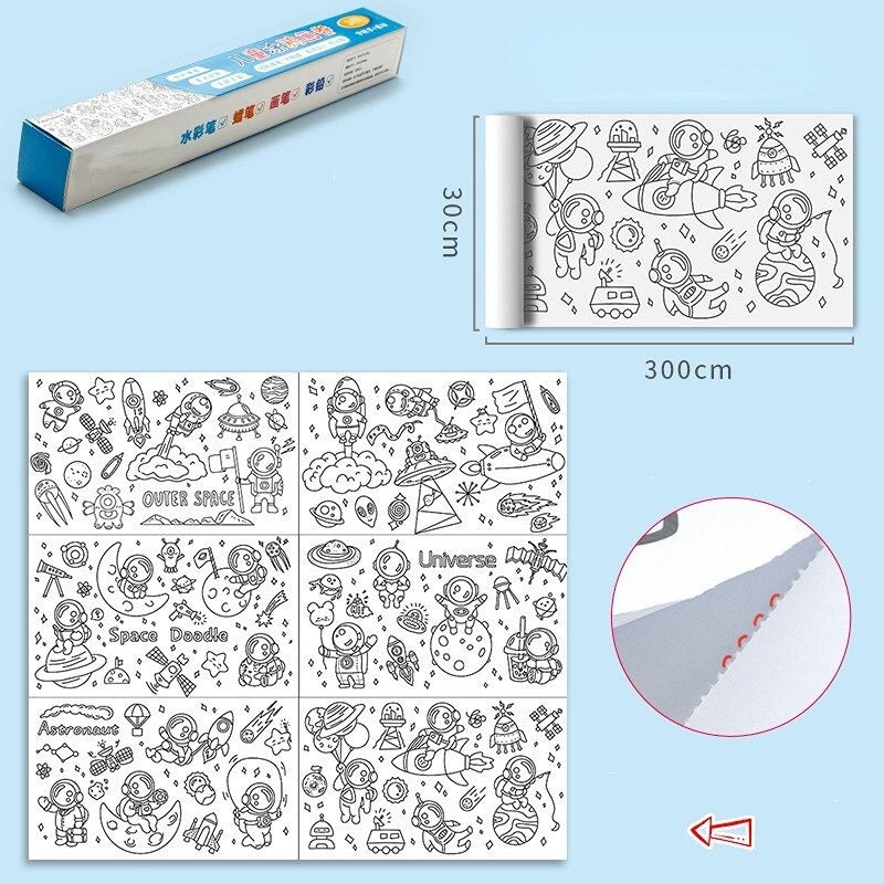 Rolo Gigante Criativo para Desenhos - Mais de 5000 Desenhos